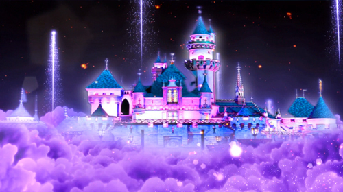 梦幻城堡高端光效背景视频视频的预览图