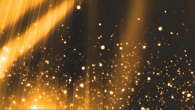 黑金梦幻星空光效粒子(有音乐)背景视频视频的预览图