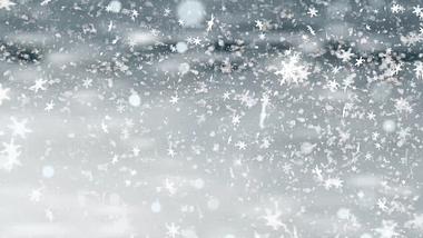 冬日雪花飘落下雪背景视频视频的预览图