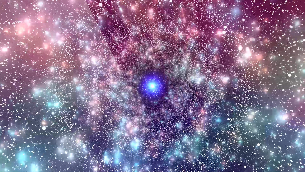 4K宇宙流星粒子空间大气唯美舞台背景LED视频的预览图