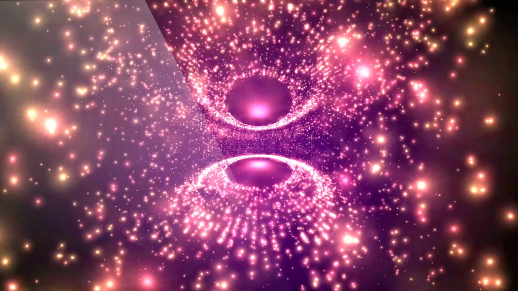 4K紫色粒子梦幻空间大气特效舞台led背景视频的预览图