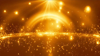 震撼金色光线粒子舞台背景视频素材视频的预览图