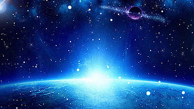 梦幻星空科技蓝粒子动态背景视频视频的预览图