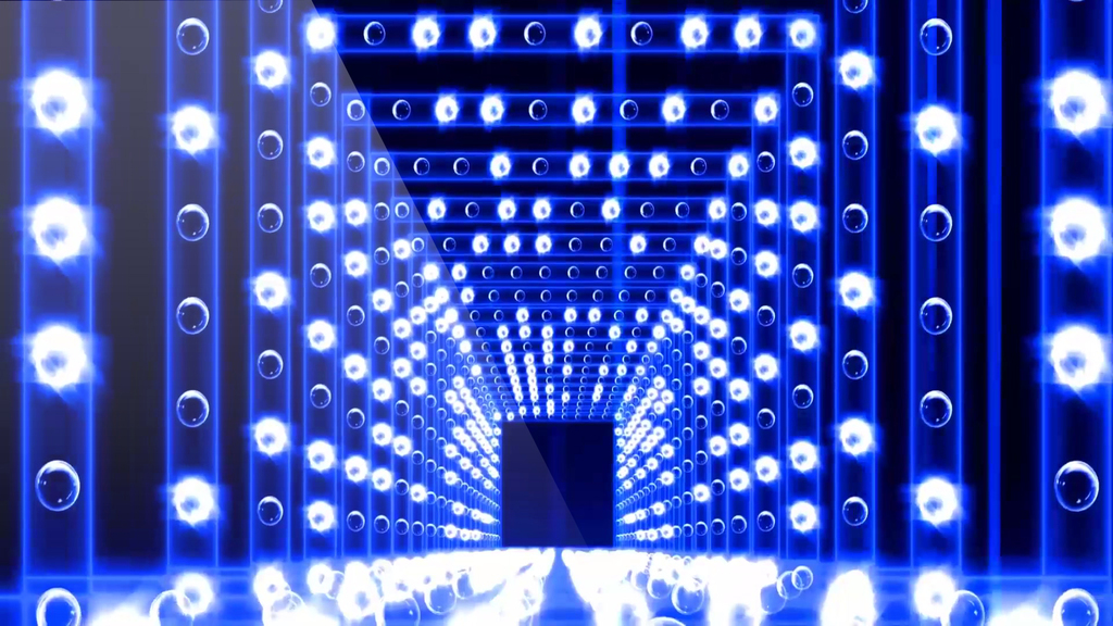 动感绚丽灯光科技蓝色舞台背景视频的预览图