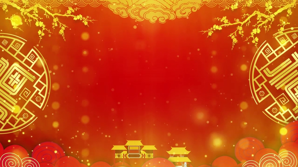 新春祝福遮罩视频AE模板视频的预览图