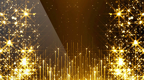 金色粒子光舞台背景视频素材视频的预览图