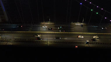 航拍实拍高清城市桥梁交通车流广州市视频的预览图