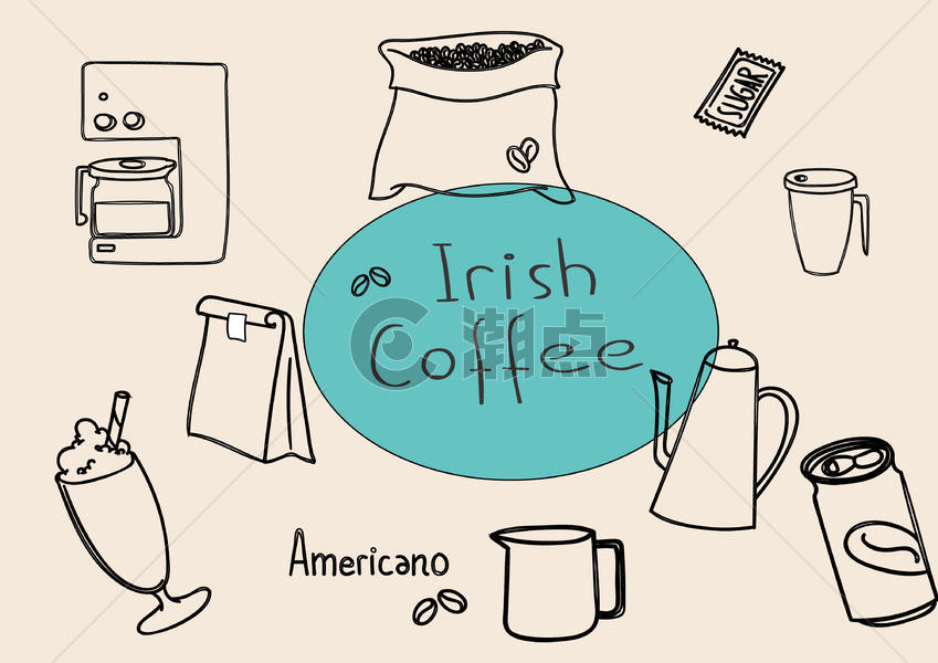 爱尔兰咖啡图片素材免费下载