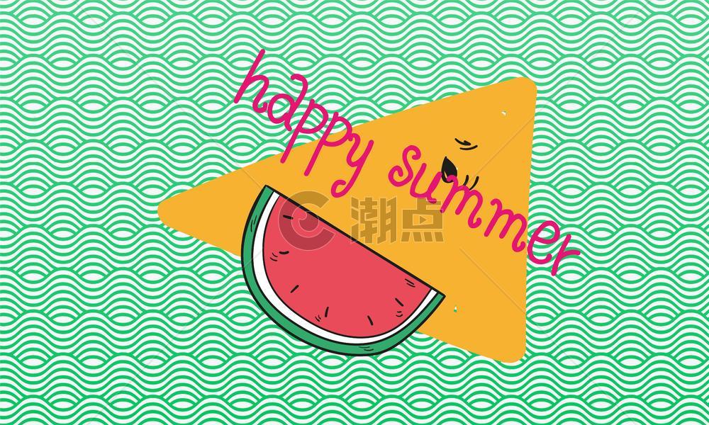 happy summer图片素材免费下载