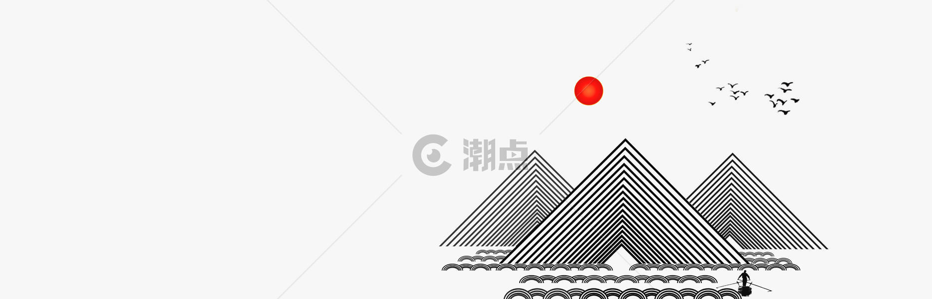 线条中国风背景素材图片素材免费下载