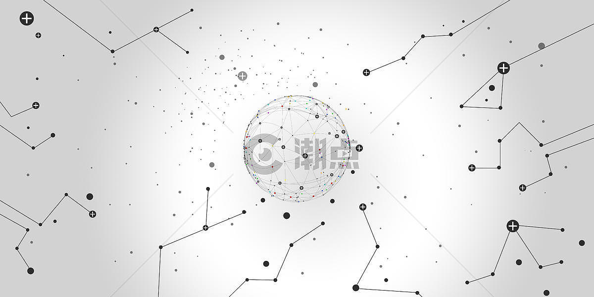 科技数据点状图通用背景8000*4000图片素材免费下载-编号1511-潮点视频