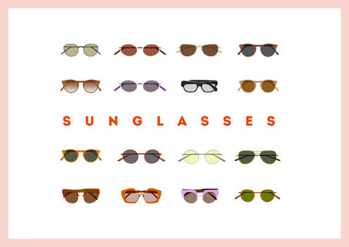 时尚太阳眼镜图片素材免费下载