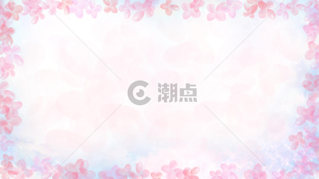 粉色桃花花瓣背景图片素材免费下载