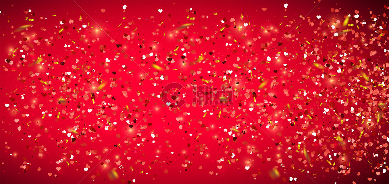 红色花瓣飞溅活动背景图片素材免费下载