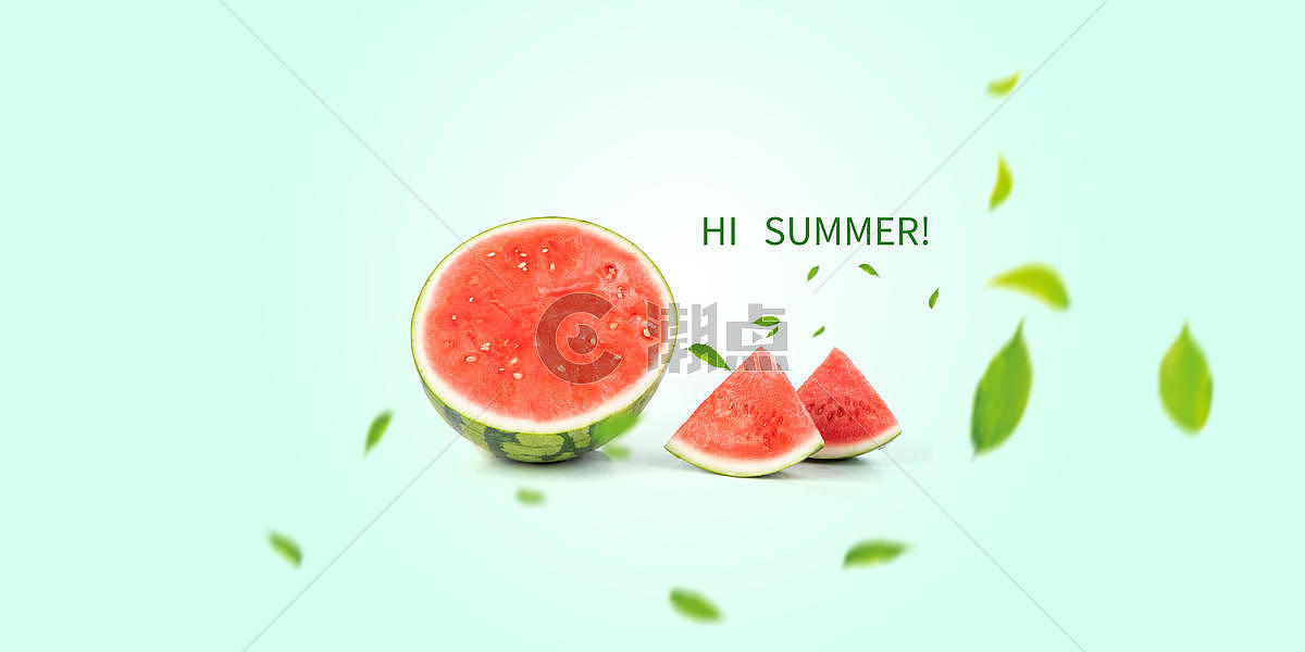 夏季清凉小西瓜图片素材免费下载