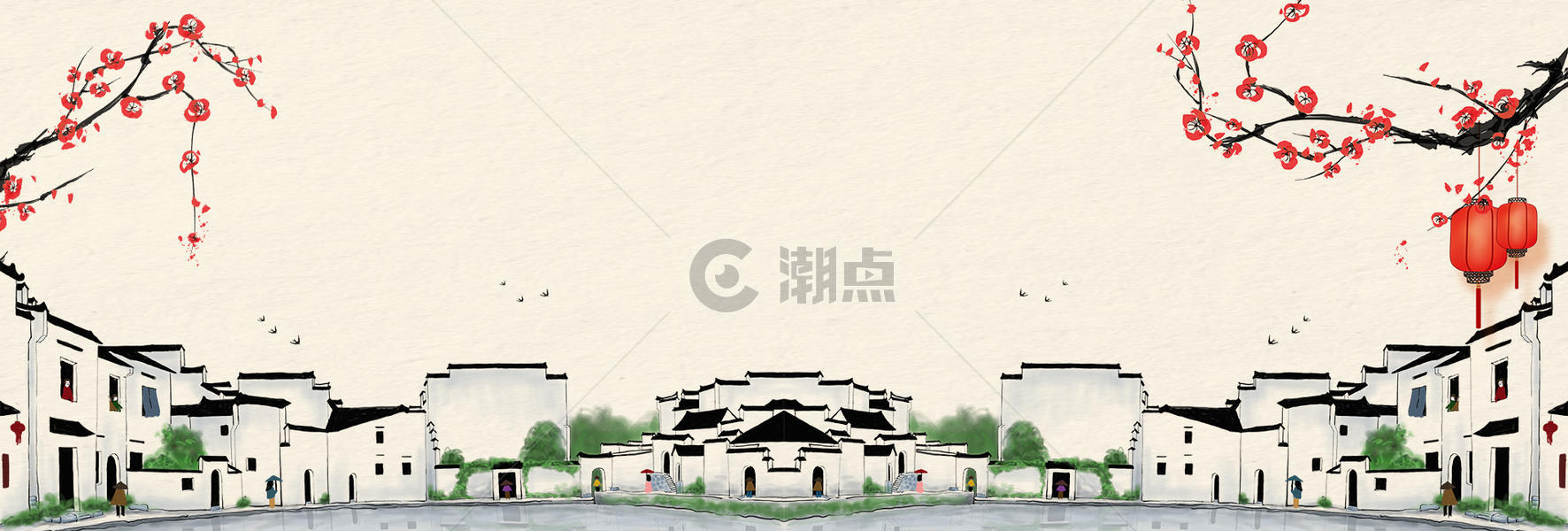 中国风古典建筑背景图片素材免费下载