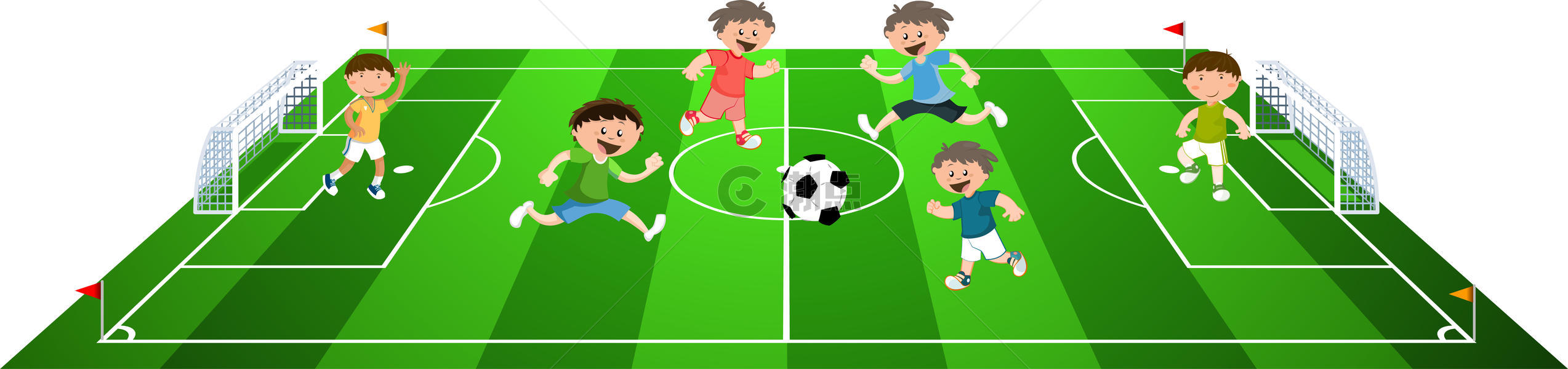踢足球孩子图片素材免费下载
