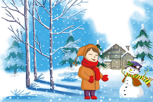 冬季插画图片素材免费下载