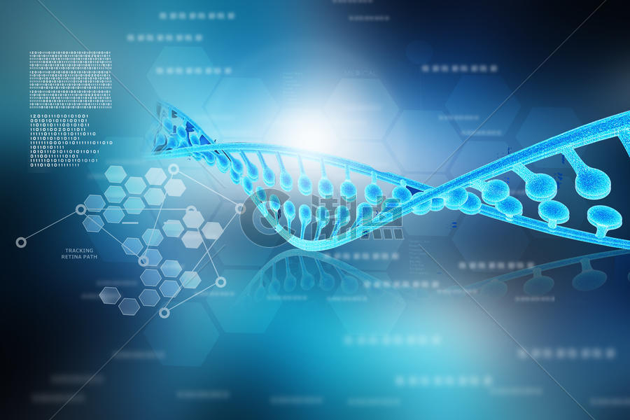 DNA基因三维图片素材免费下载