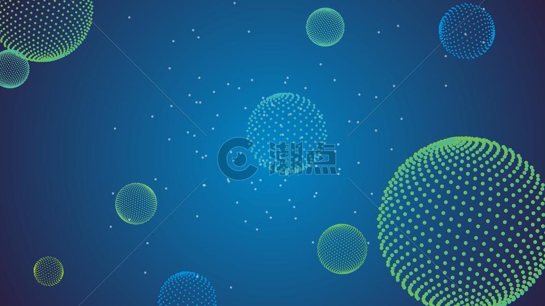 立体科技球体背景图片素材免费下载
