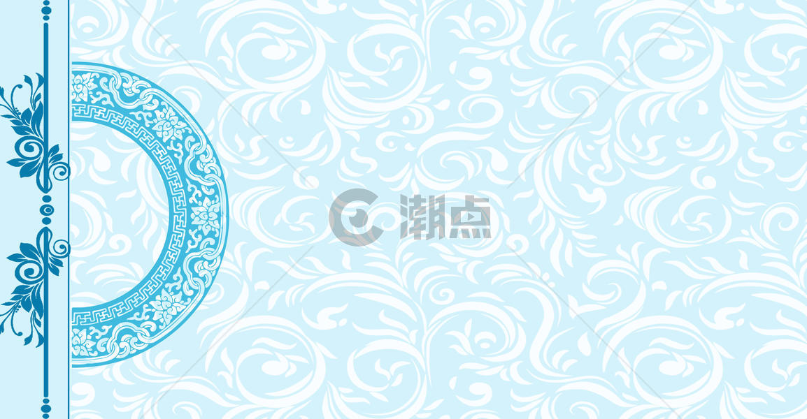 中国风青花瓷背景图片素材免费下载