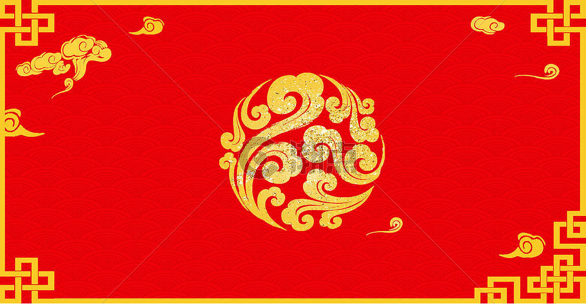 红色喜庆中国风背景图片素材免费下载