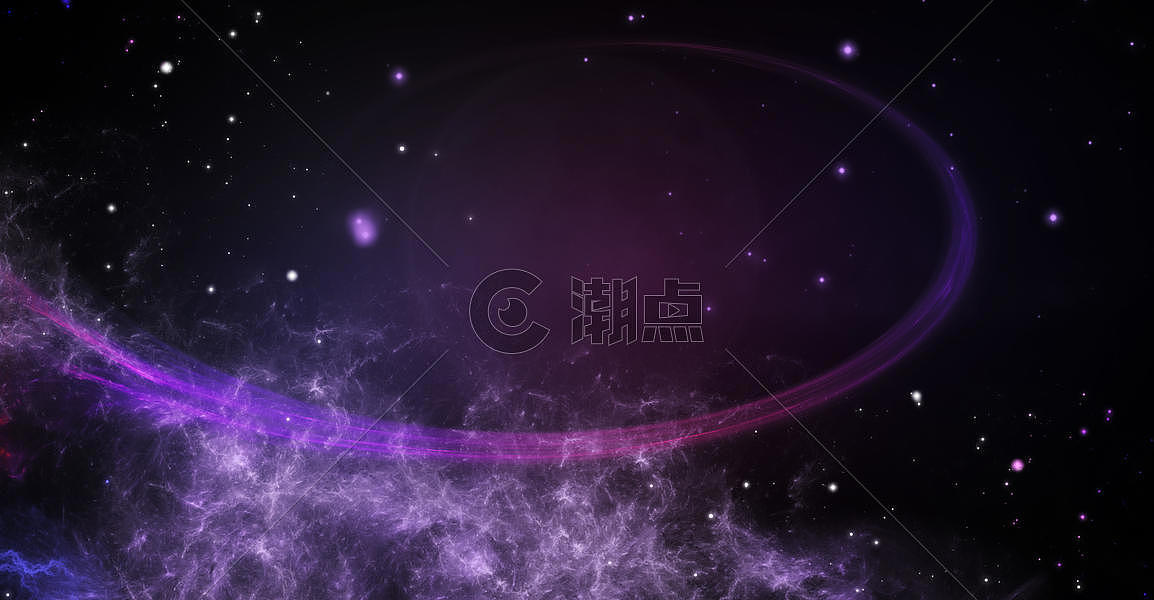 紫色星云炫光背景图片素材免费下载