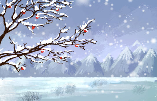 冬季飘雪图片素材免费下载