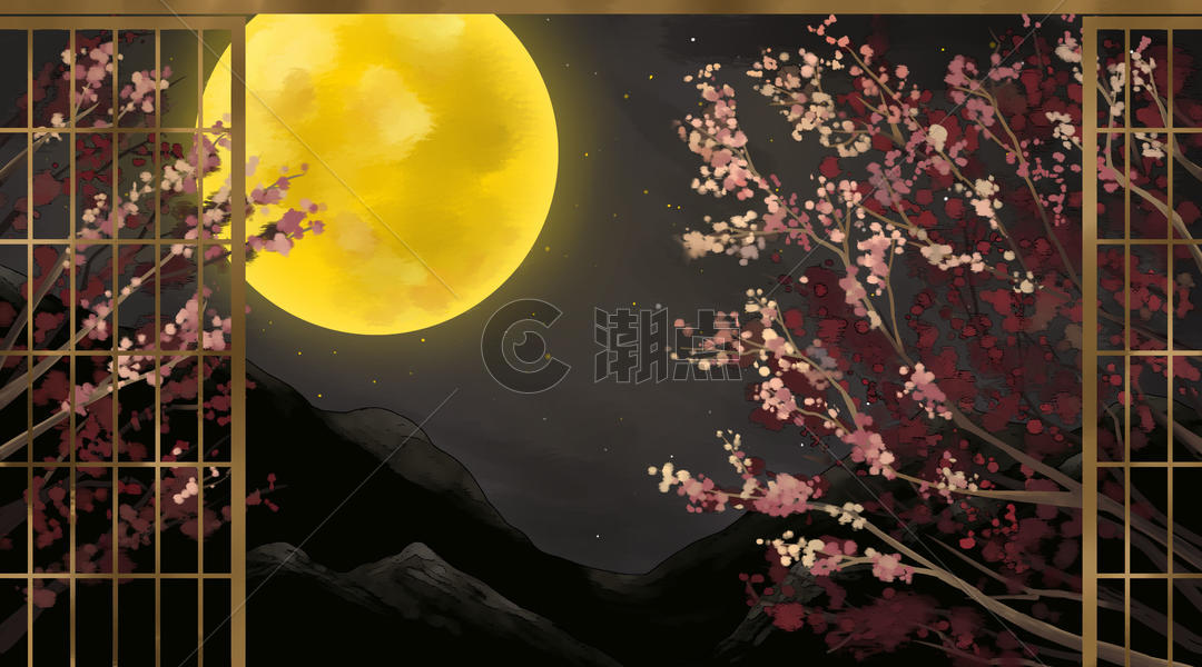 日式和风樱花图片素材免费下载
