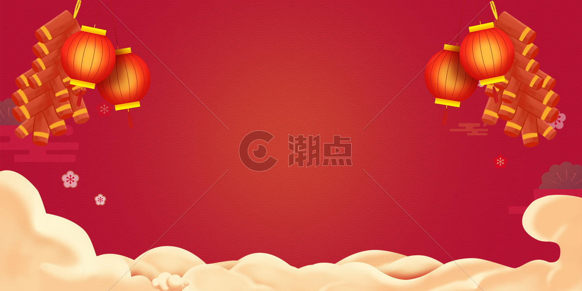中国风元旦新年背景图片素材免费下载