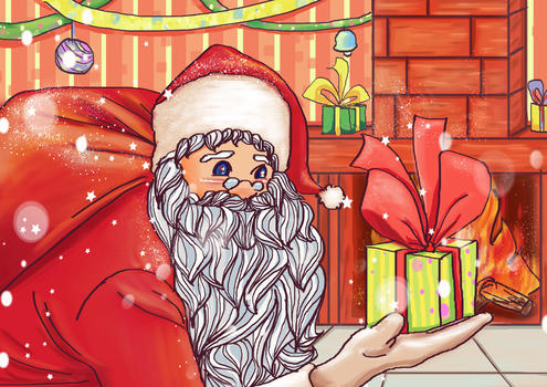 圣诞老人图片素材免费下载