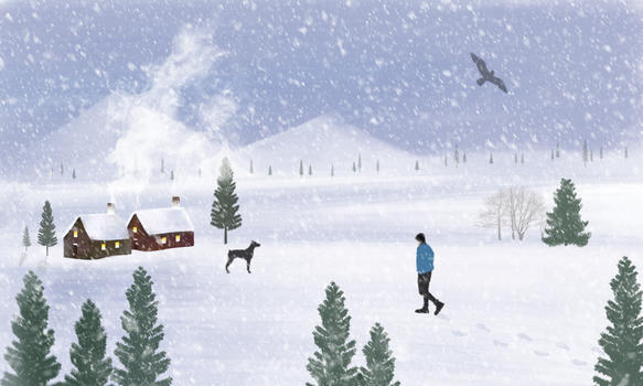 冬季风景图片素材免费下载
