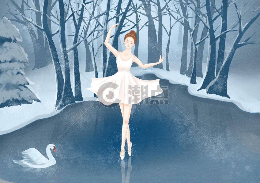 冰上芭蕾图片素材免费下载
