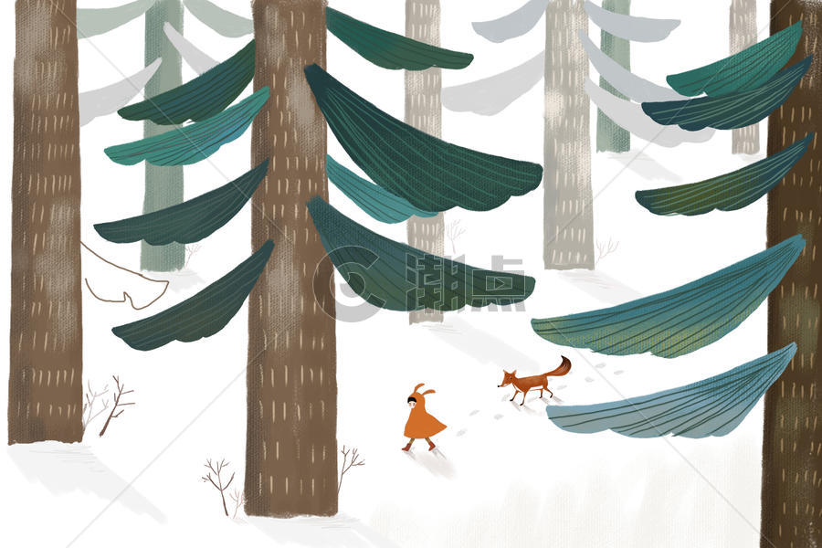 冬天的童话图片素材免费下载