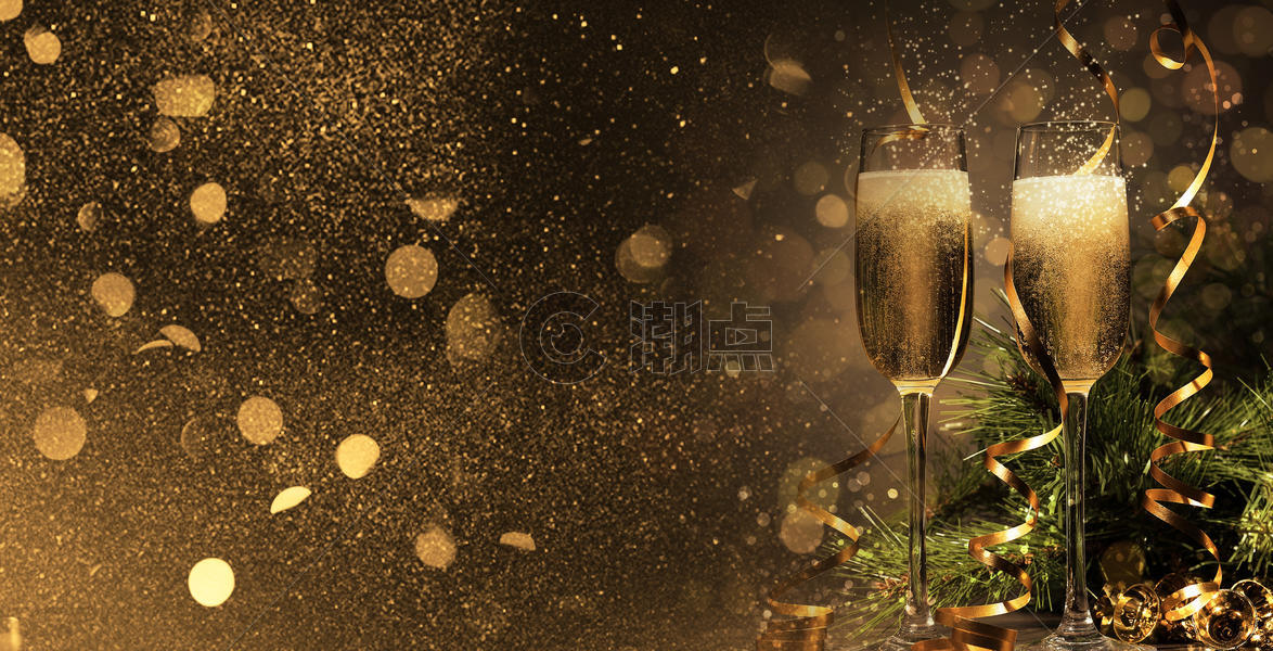 庆祝节日香槟背景图片素材免费下载