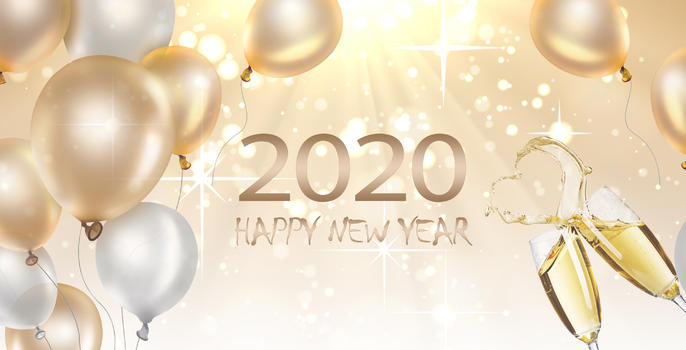 2020庆祝新年图片素材免费下载