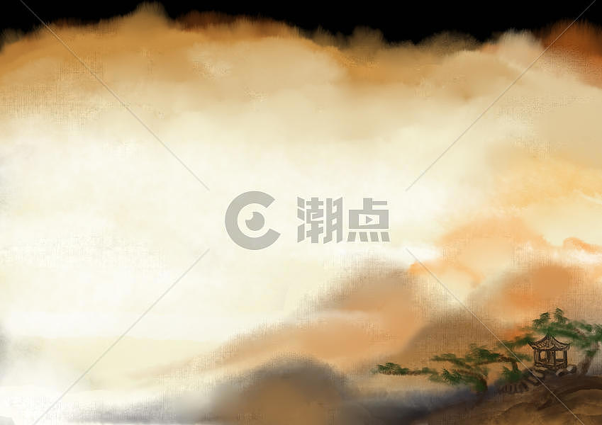 中国风水墨风景图片素材免费下载