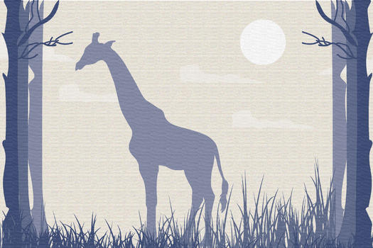 长颈鹿的世界图片素材免费下载