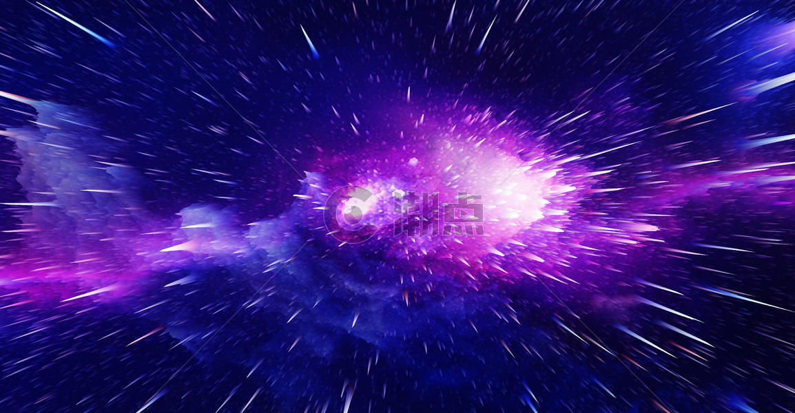 紫色星空炸裂效果背景图片素材免费下载
