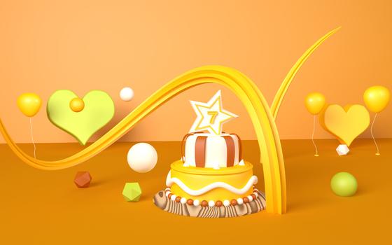 生日庆祝蛋糕图片素材免费下载
