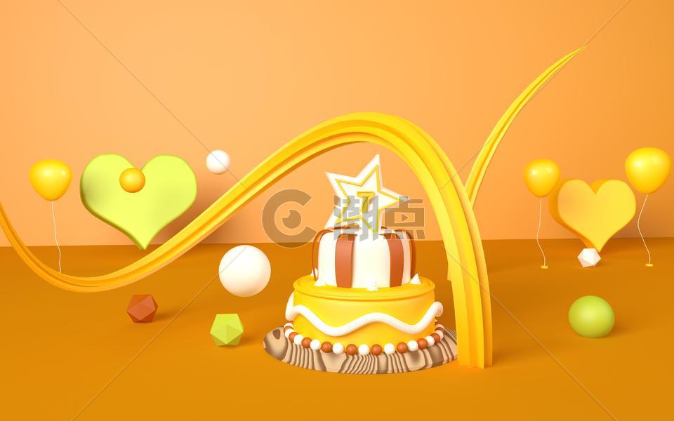 生日庆祝蛋糕图片素材免费下载