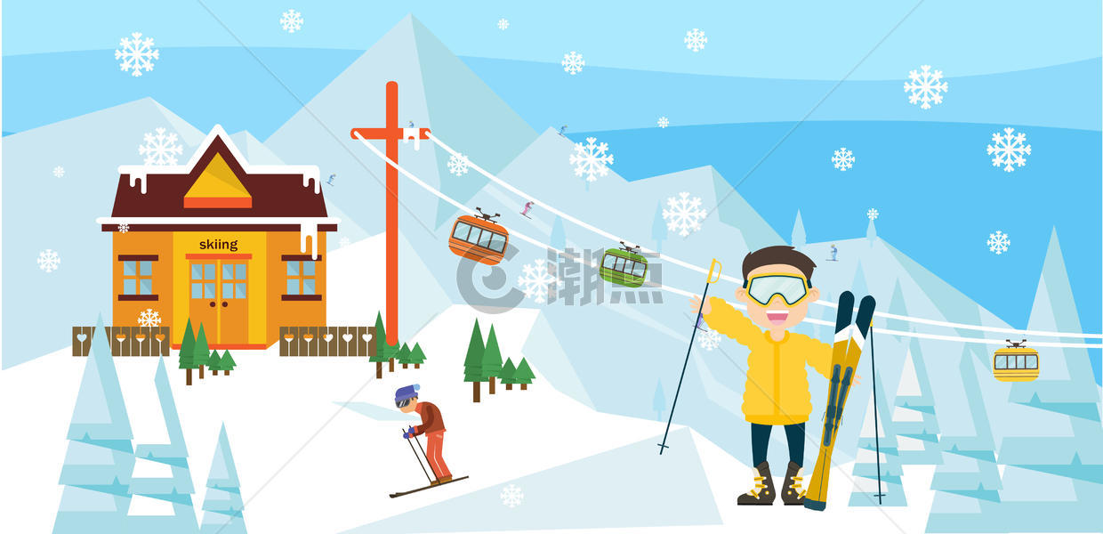 滑雪旅行图片素材免费下载