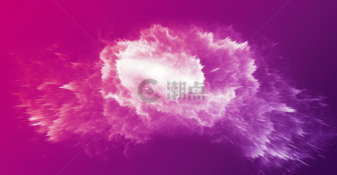 3D炸裂星空星云背景图片素材免费下载