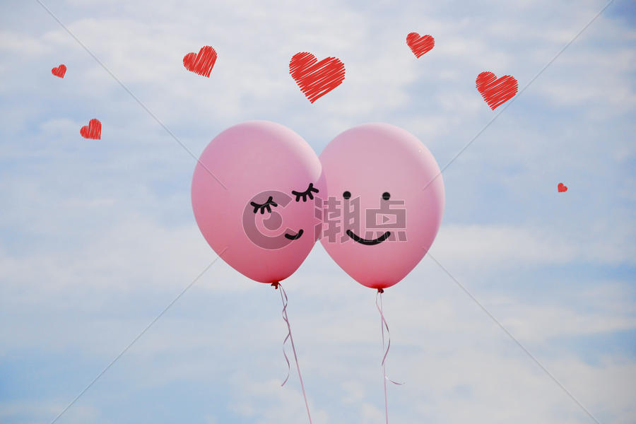 情人节气球图片素材免费下载