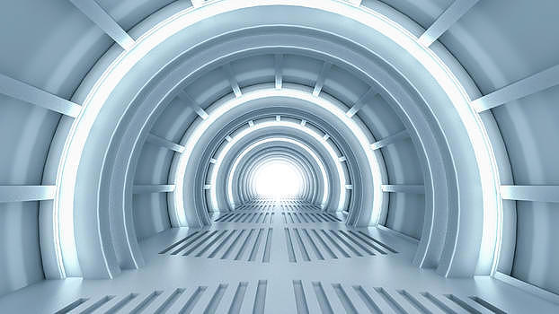 未来科幻隧道图片素材免费下载