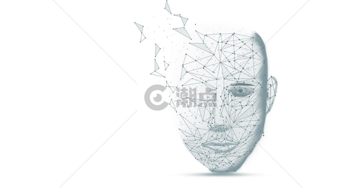 脸部信息识别科技图片素材免费下载