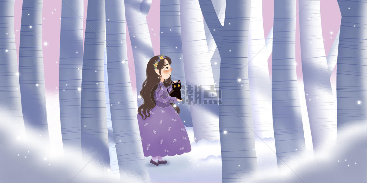 《精灵森林》冬至图片素材免费下载
