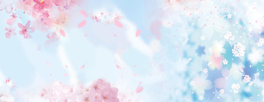 春季樱花唯美背景图片素材免费下载