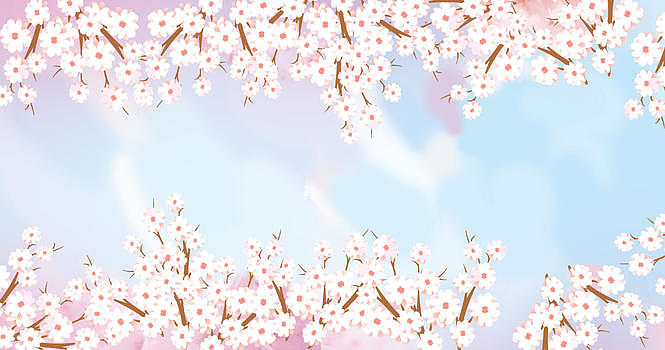 樱花主题背景图片素材免费下载