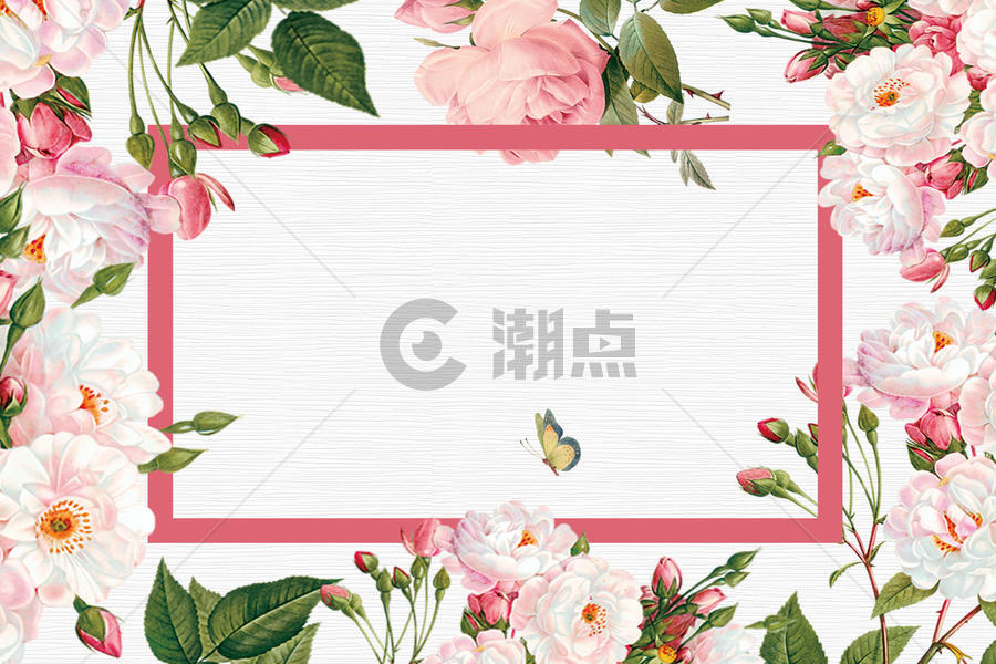 小清新花卉背景图片素材免费下载